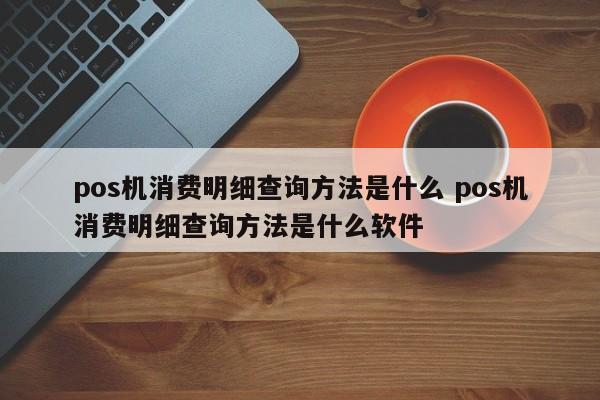 广州pos机消费明细查询方法是什么 pos机消费明细查询方法是什么软件