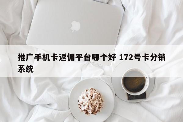 徐州推广手机卡返佣平台哪个好 172号卡分销系统