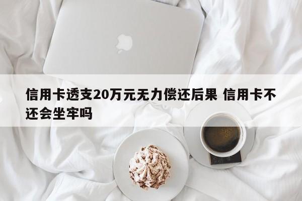 安庆信用卡透支20万元无力偿还后果 信用卡不还会坐牢吗